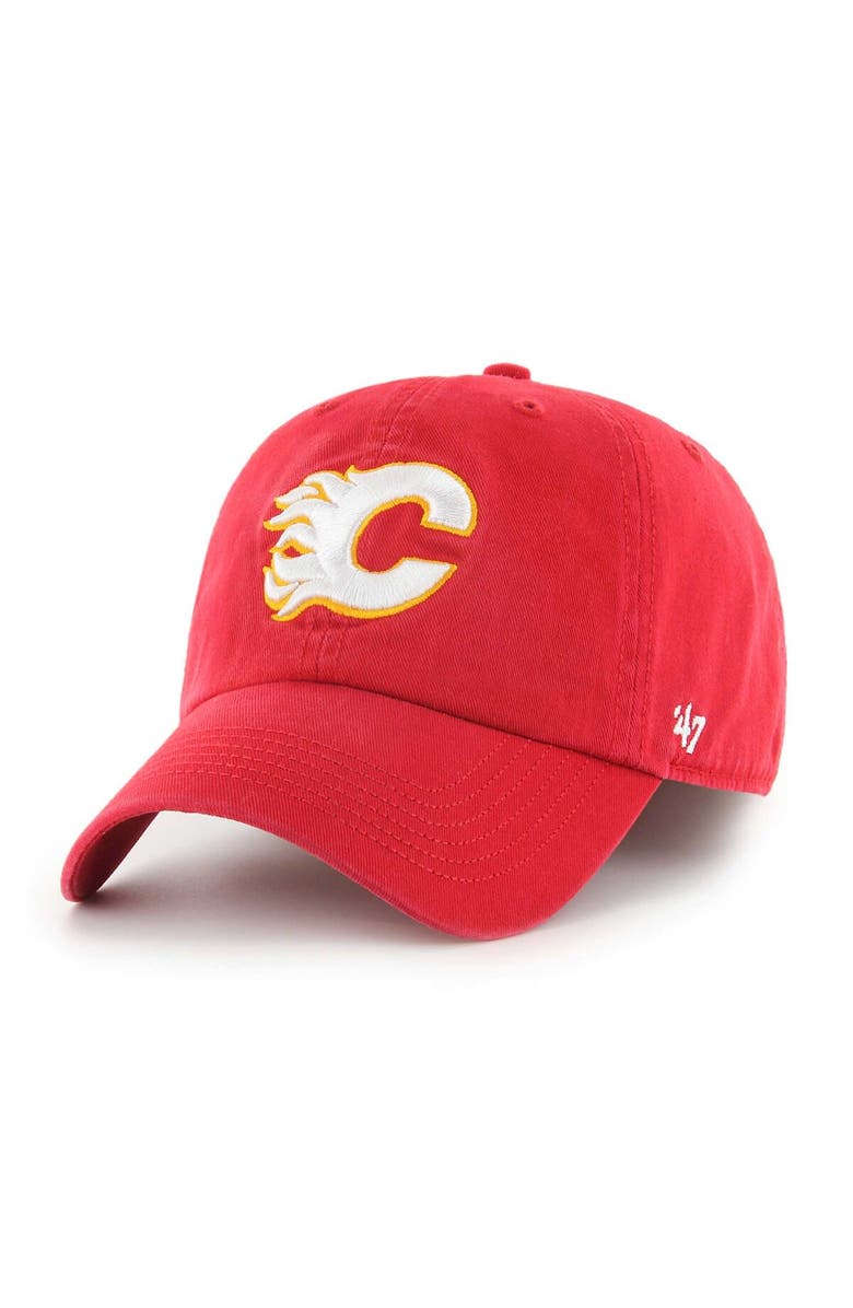 '47 Men's '47 Red Calgary Flames Classic Franchise Fitted Hat, Main, color, Red