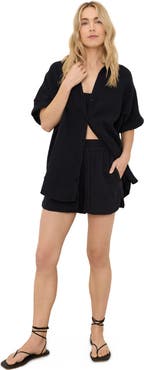 Pact Organic Cotton Coastal Double Gauze Relaxed Shirt