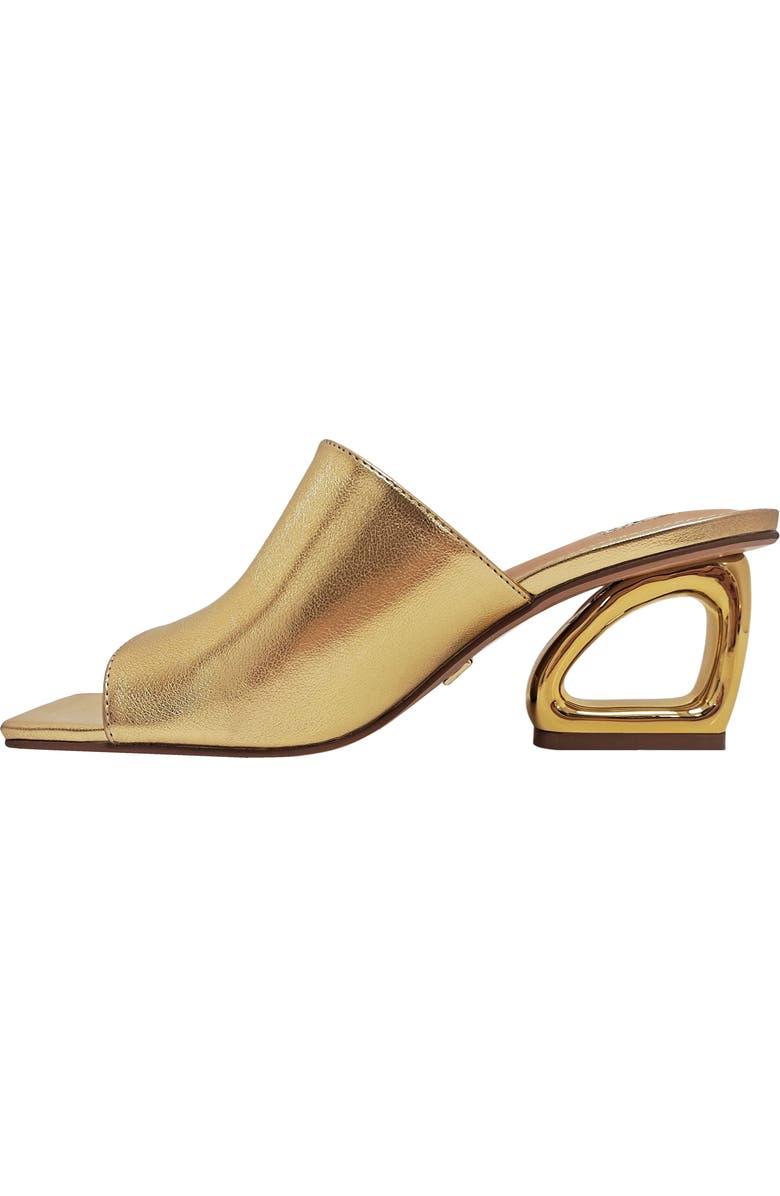 NINETY UNION Florence Square Toe Mule, Alternate, color, Gold