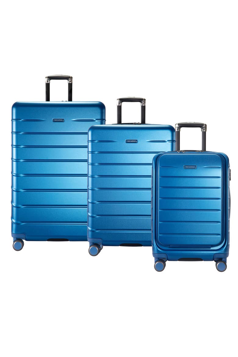 Santa Rosa Hardside Expandable 3 Piece Set, Main, color, Brilliant Blue