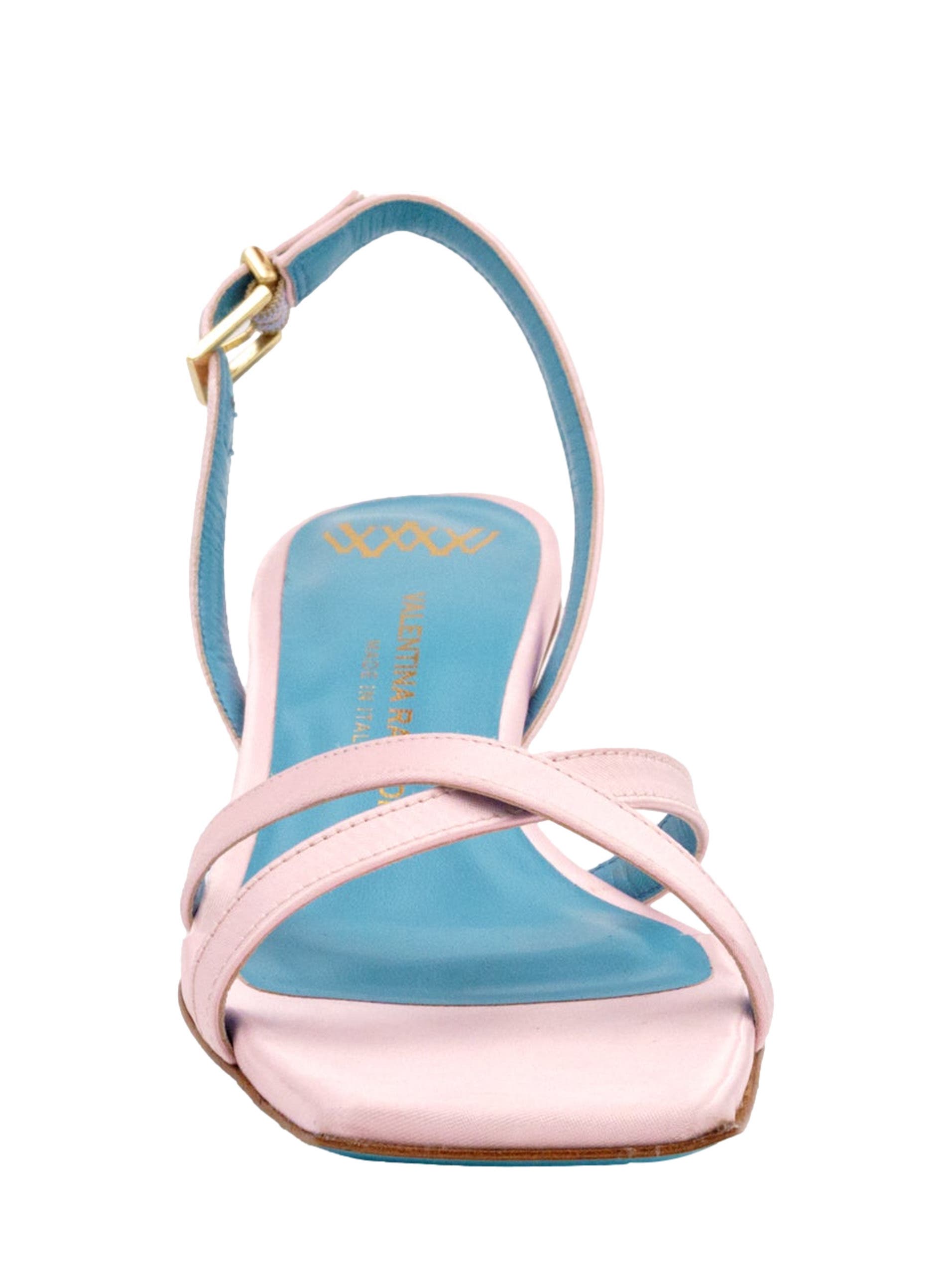Vulcano Halter Satin Sandal, Alternate, color, Rosa Raso