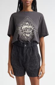 Isabel Marant Étoile Zewel Oversize Graphic T-Shirt