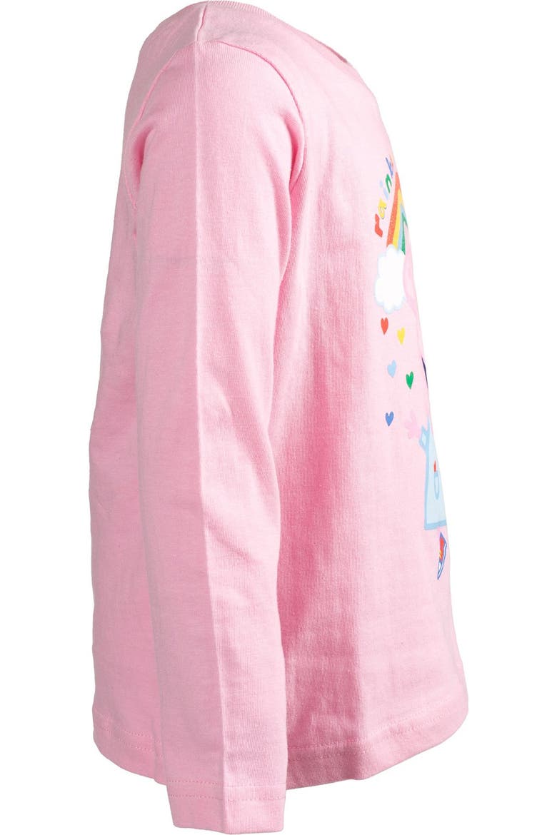 2-Pack Glitter Long Sleeve T-Shirts, Alternate, color, Peppa Pig Navy Pink