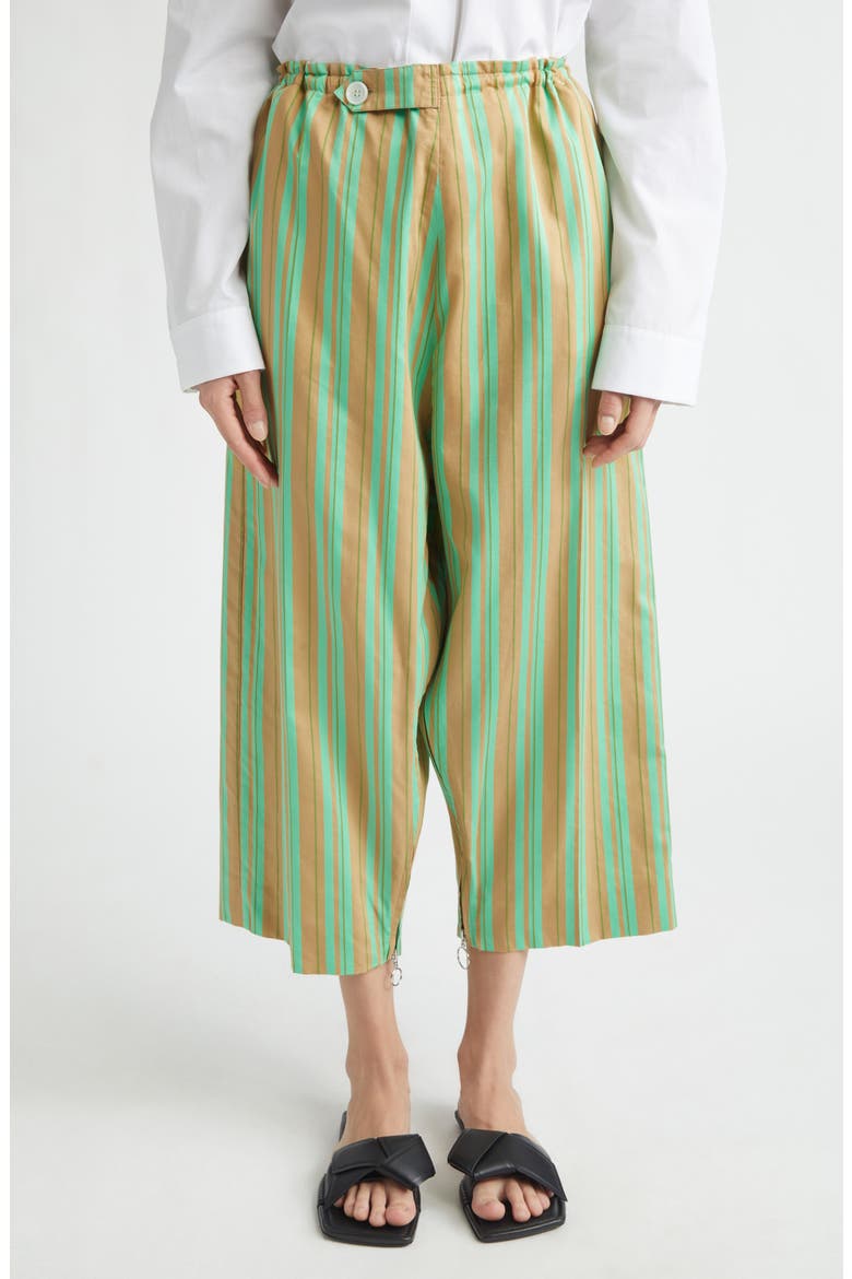 Apron Stripe Pants, Main, color, SAFARI STRIPE