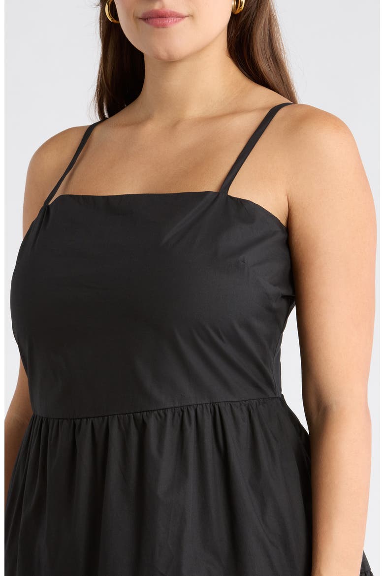 Brynley Cami Midi Sundress, Alternate, color, BLACK