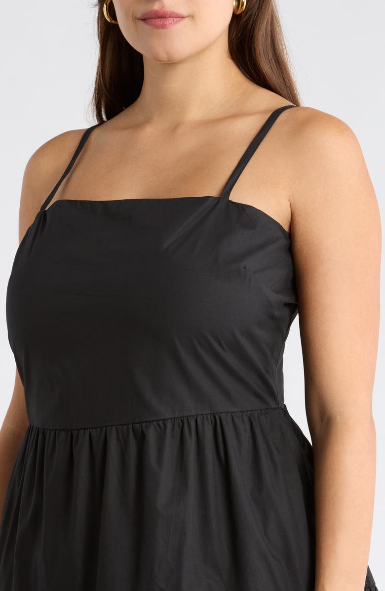 SUGARLIPS Brynley Cami Midi Sundress, Alternate, color, Black