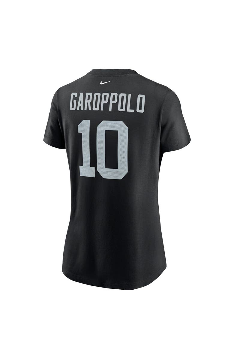 Nike Women's Nike Jimmy Garoppolo Black Las Vegas Raiders Player Name & Number T-Shirt, Alternate, color, 