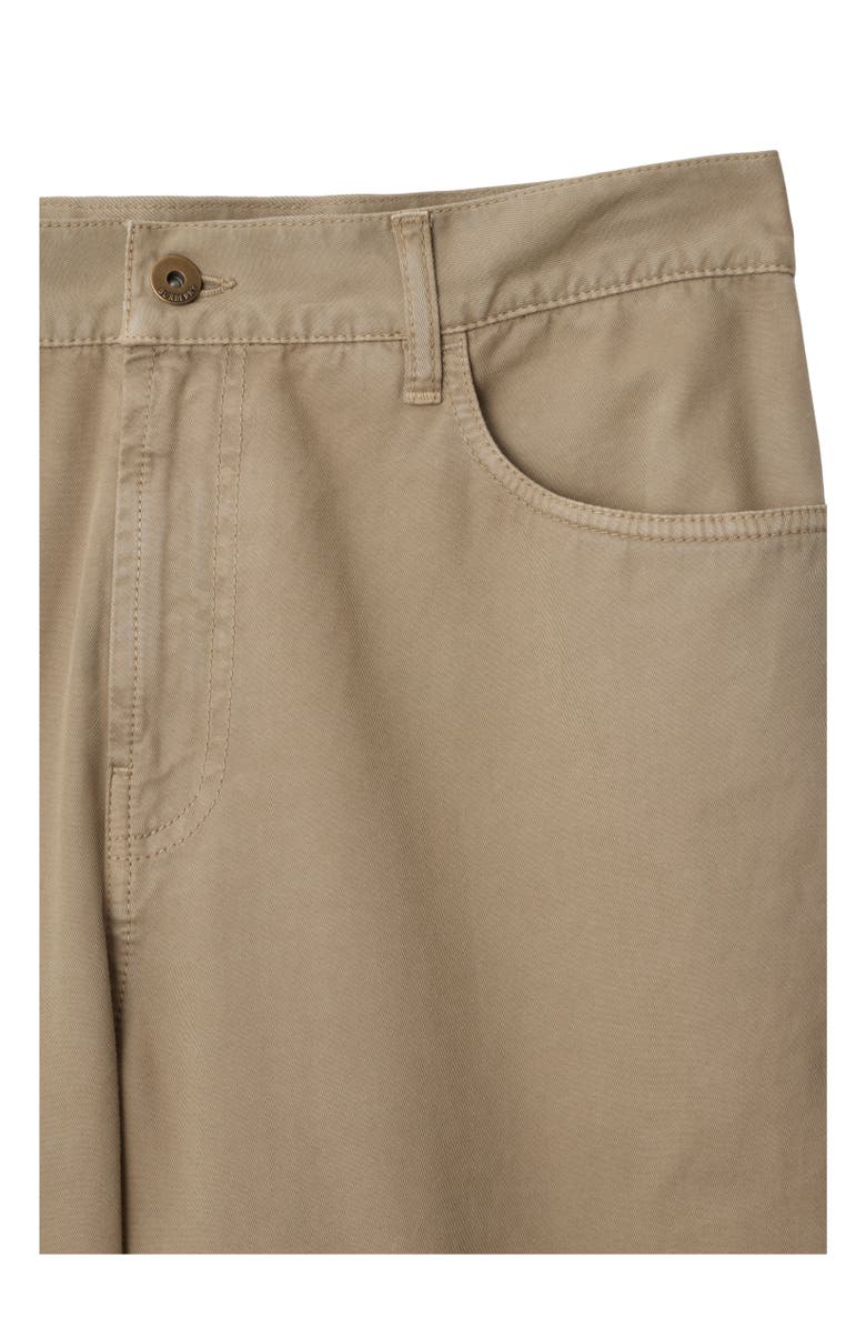 Burberry Cotton Trousers, Alternate, color, Quill
