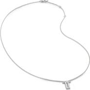 Monica Vinader Initial Pendant Necklace