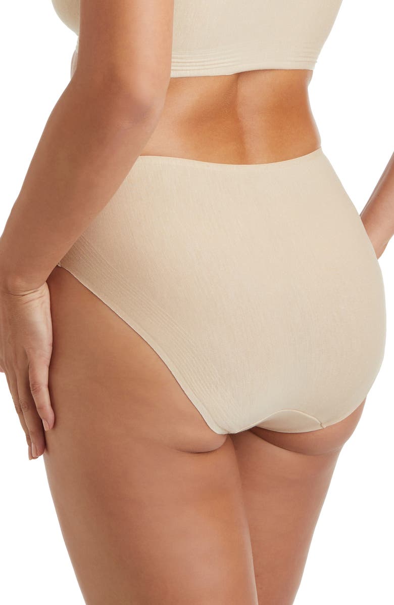 TC 3-Pack Cotton & Modal High Cut Briefs, Alternate, color, Warm Beige
