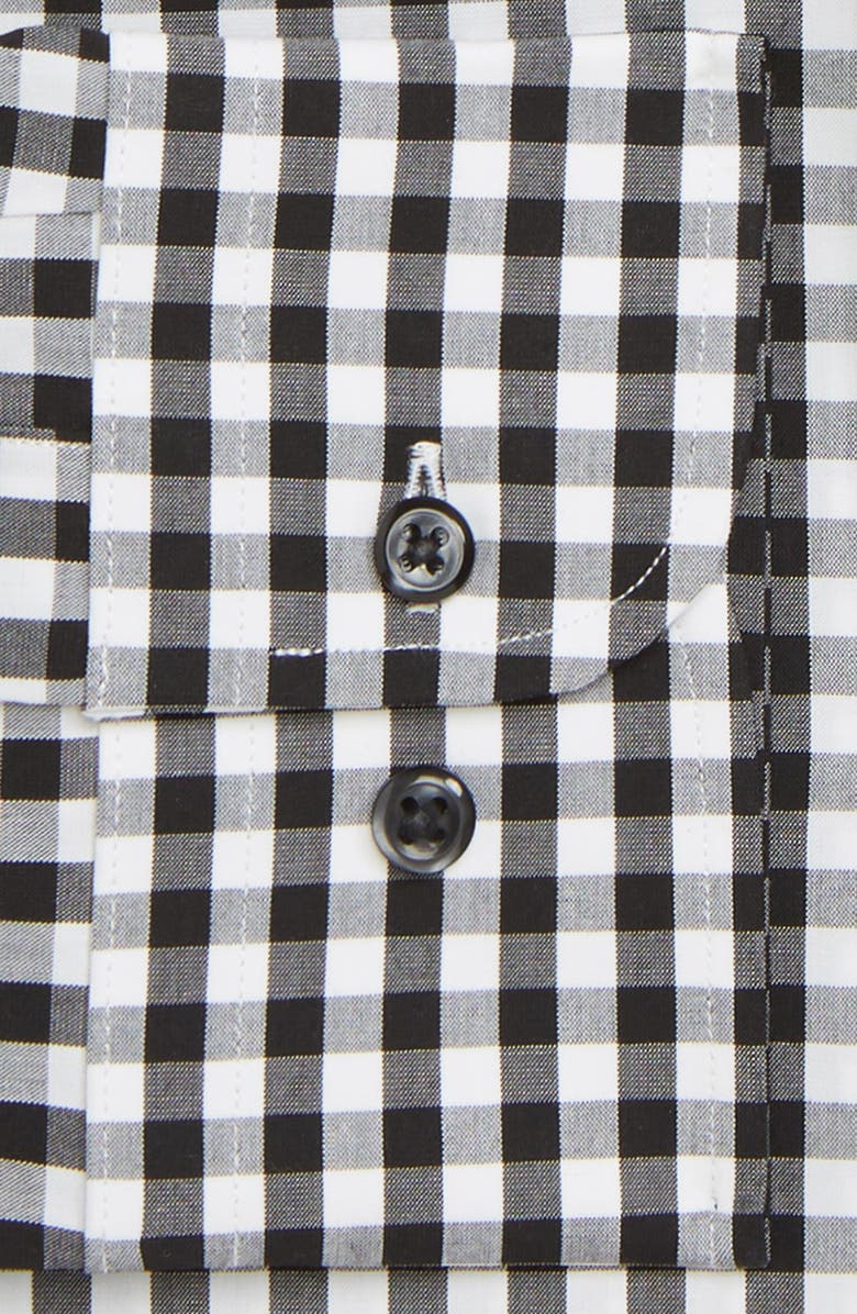 NORDSTROM MEN'S SHOP Tech-Smart Extra Trim Fit Stretch Check Dress Shirt, Alternate, color, 