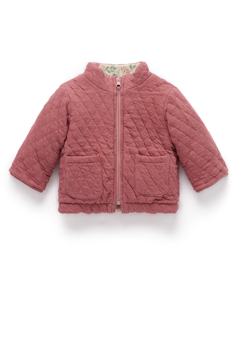 Reversible Quilted Jacket Toddler, Alternate, color, Patchwork Print