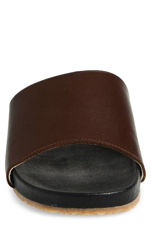 Bruno Magli Arthur Slide Sandal In Brown