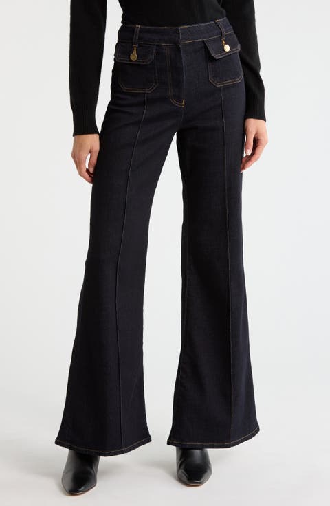Ria High Waist Flared Jeans