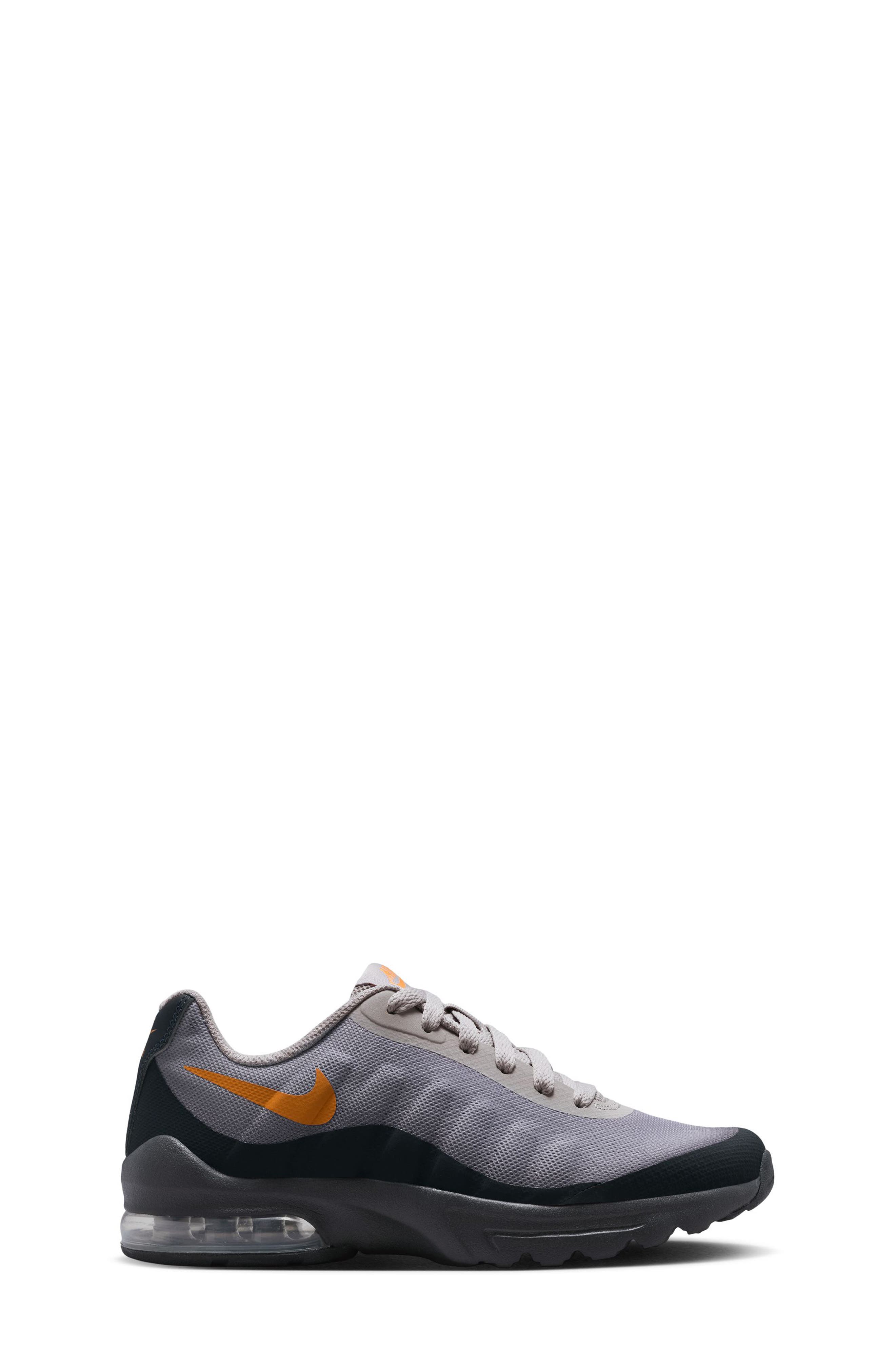 Nike Kids' Air Max Invigor Sneaker, Alternate, color, Dark Grey/ Hot Curry