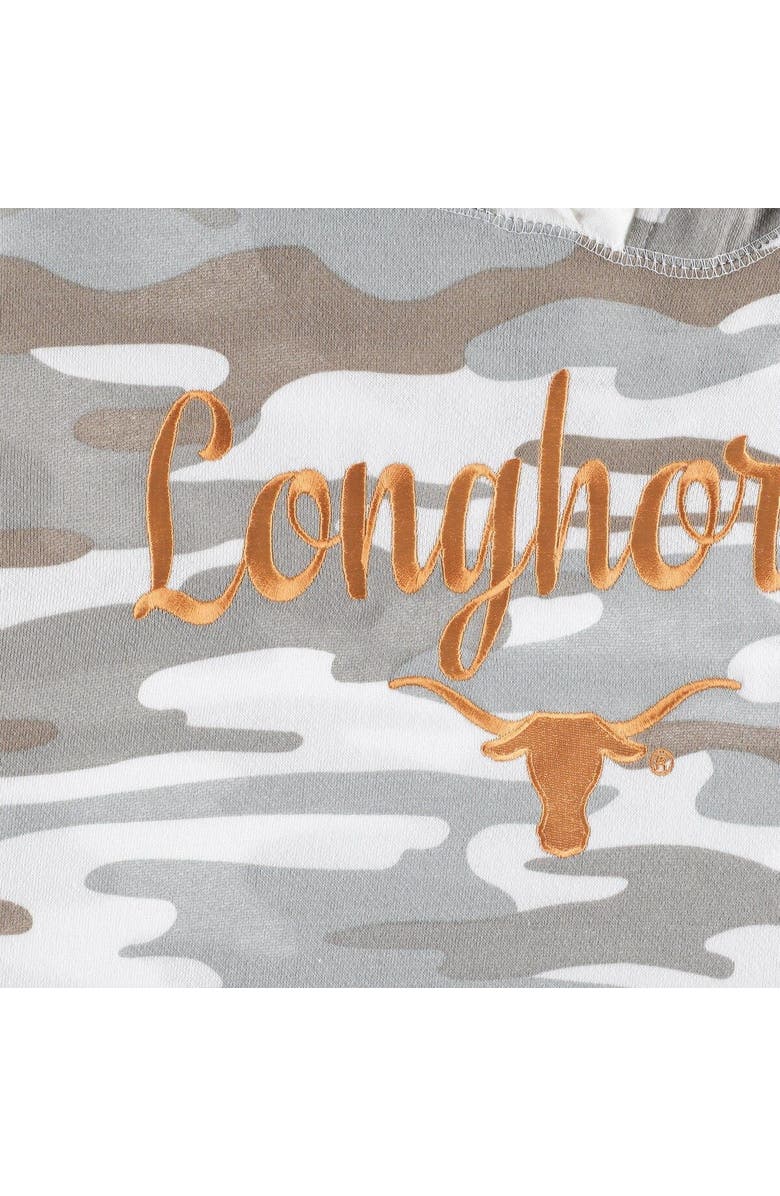 PRESSBOX Women's Pressbox Camo Texas Longhorns San Pablo Pullover Hoodie, Alternate, color, 