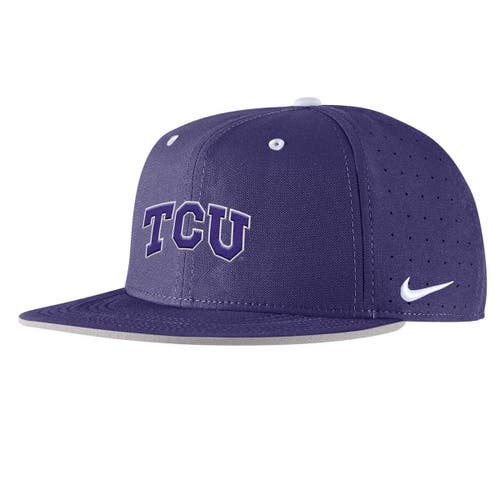 Nike Purple Tcu Horned Frogs 2025 On-field True Performance Baseball Fitted Hat