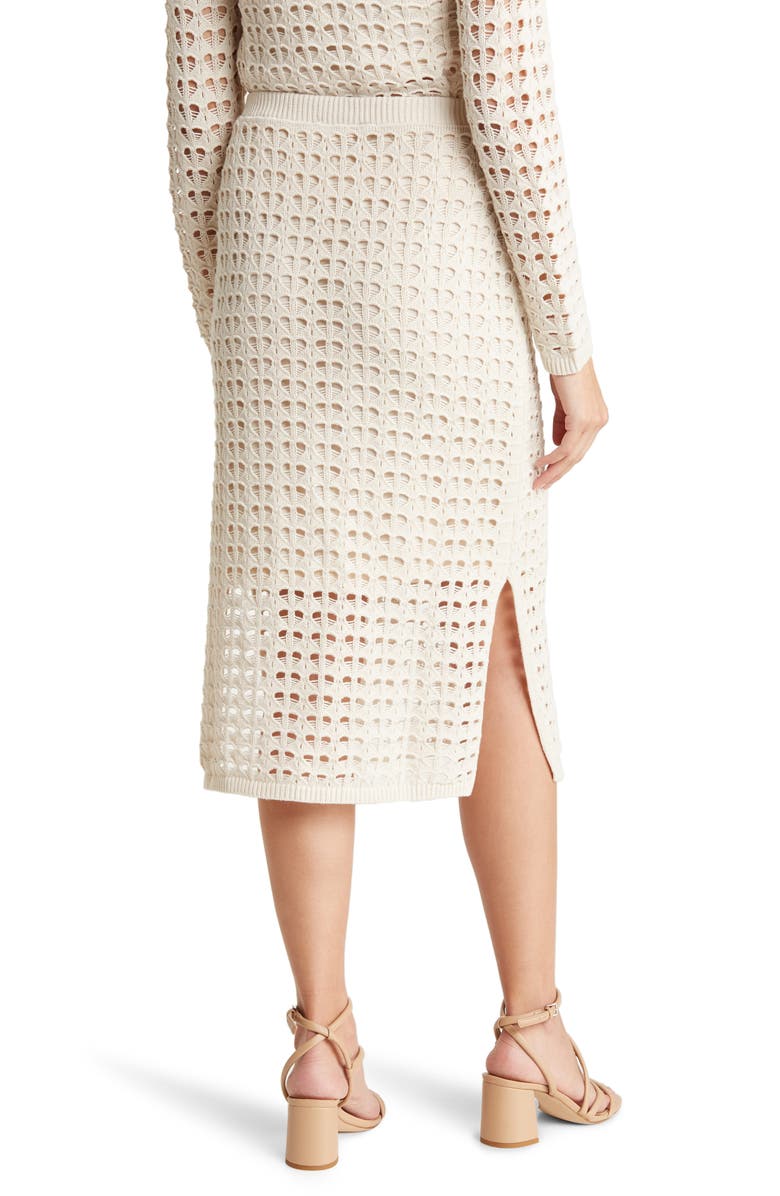 RACHEL Rachel Roy Crochet Openwork Skirt, Alternate, color, Fusilli
