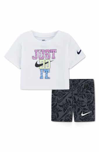 Nike Lace It Up T-Shirt & Bike Shorts Set
