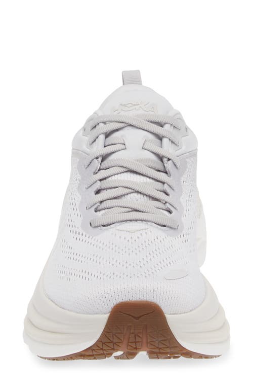 Hoka Bondi 8 Running Shoe In Gray