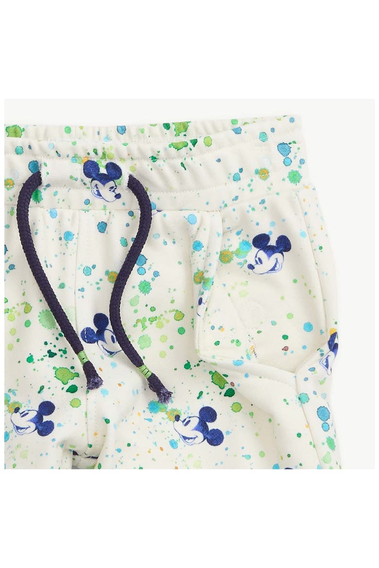 x Disney Kids' Mickey Splatter Print Joggers, Alternate, color, WHITE MULTI