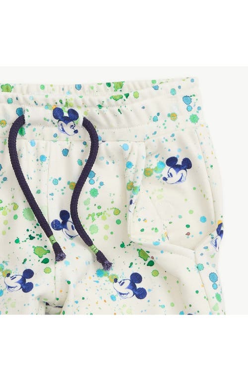 Magnetic Me X Disney Kids' Mickey Splatter Print Joggers In White Multi