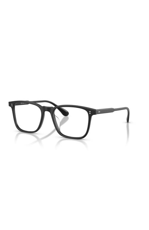 Oliver Peoples 53mm Square Optical Glasses In Animal Print