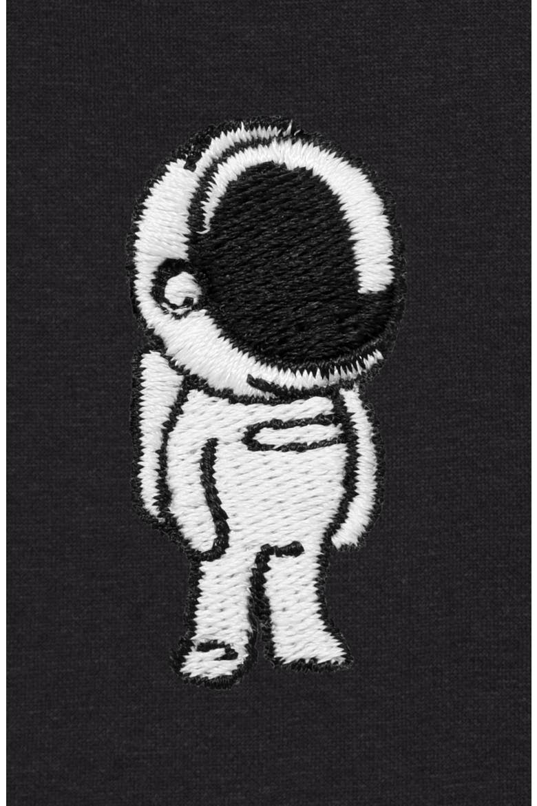 Mens Astronaut Midweight Fleece Short, Alternate, color, Black