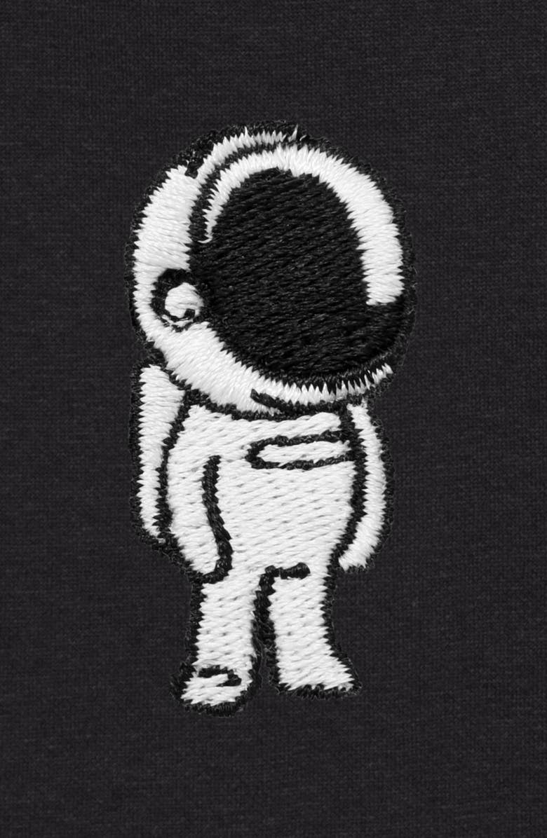 Dalix Mens Astronaut Midweight Fleece Short, Alternate, color, Black