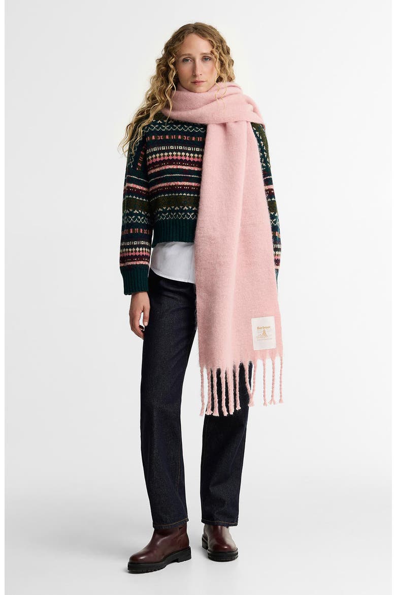 Ellison Scarf, Main, color, CANDY PINK