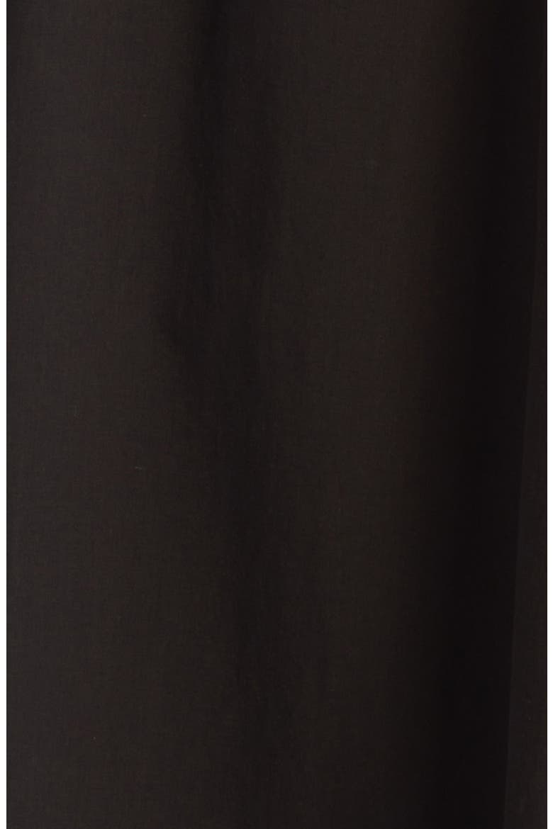 Zendaya Plunge Neck Cotton Blend Mindress, Alternate, color, BLACK