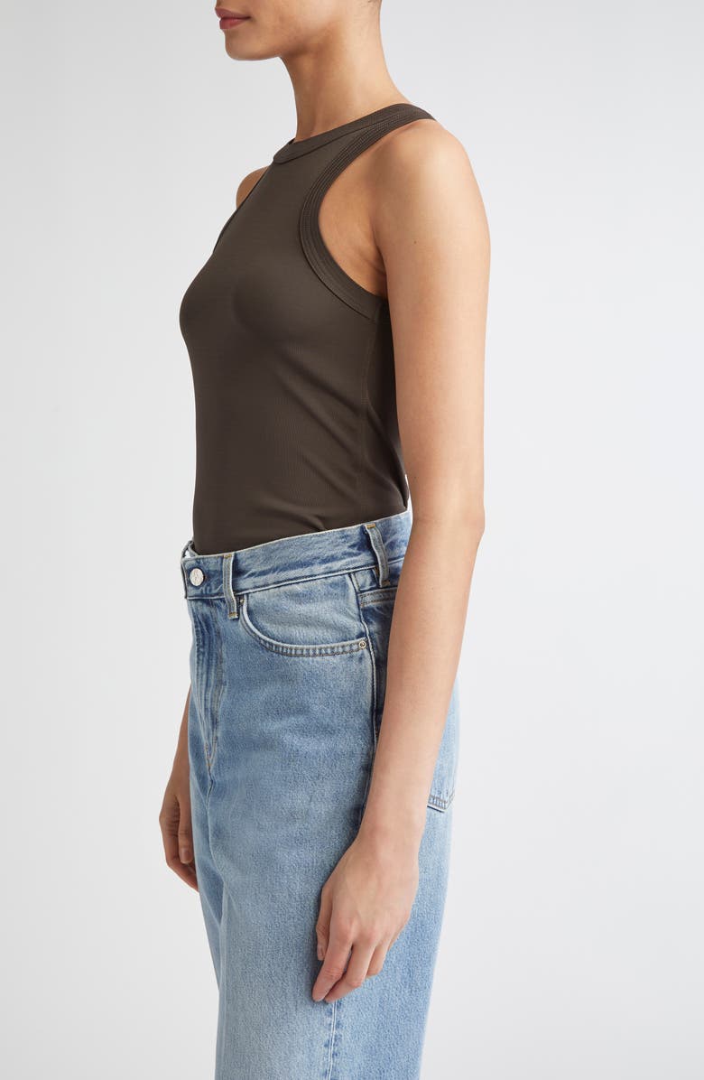 TOTEME Fluid Jersey Tank Top, Alternate, color, Pepper