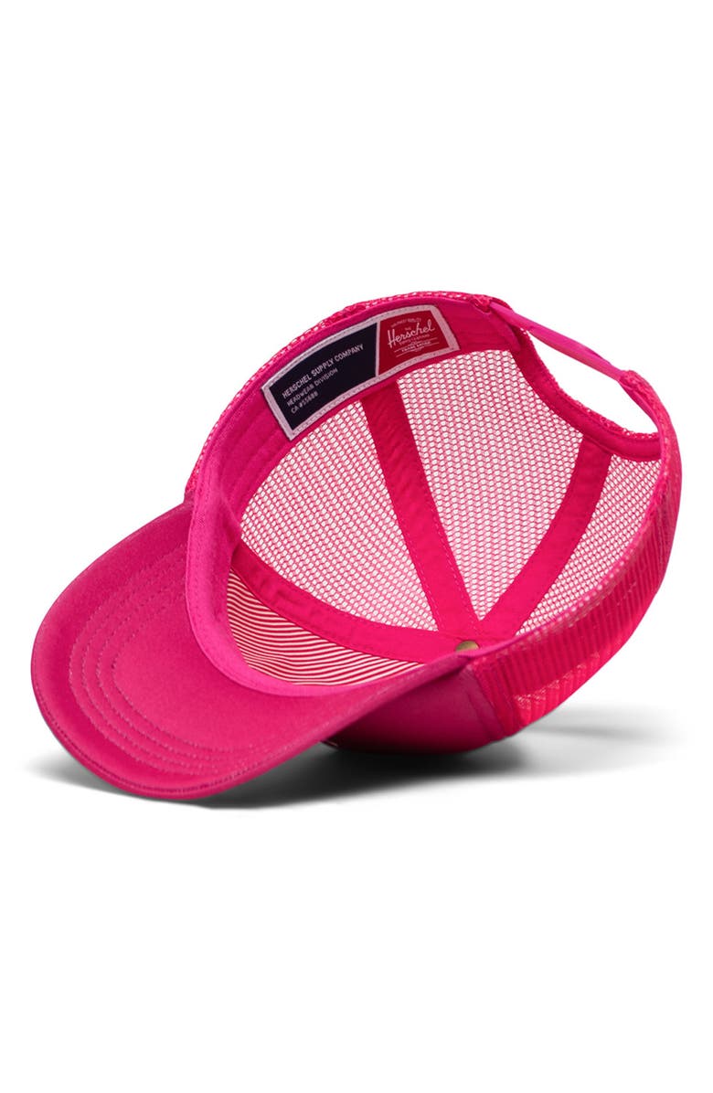 Herschel Supply Co. Whaler Mesh Trucker Hat, Alternate, color, Fuchsia Purple