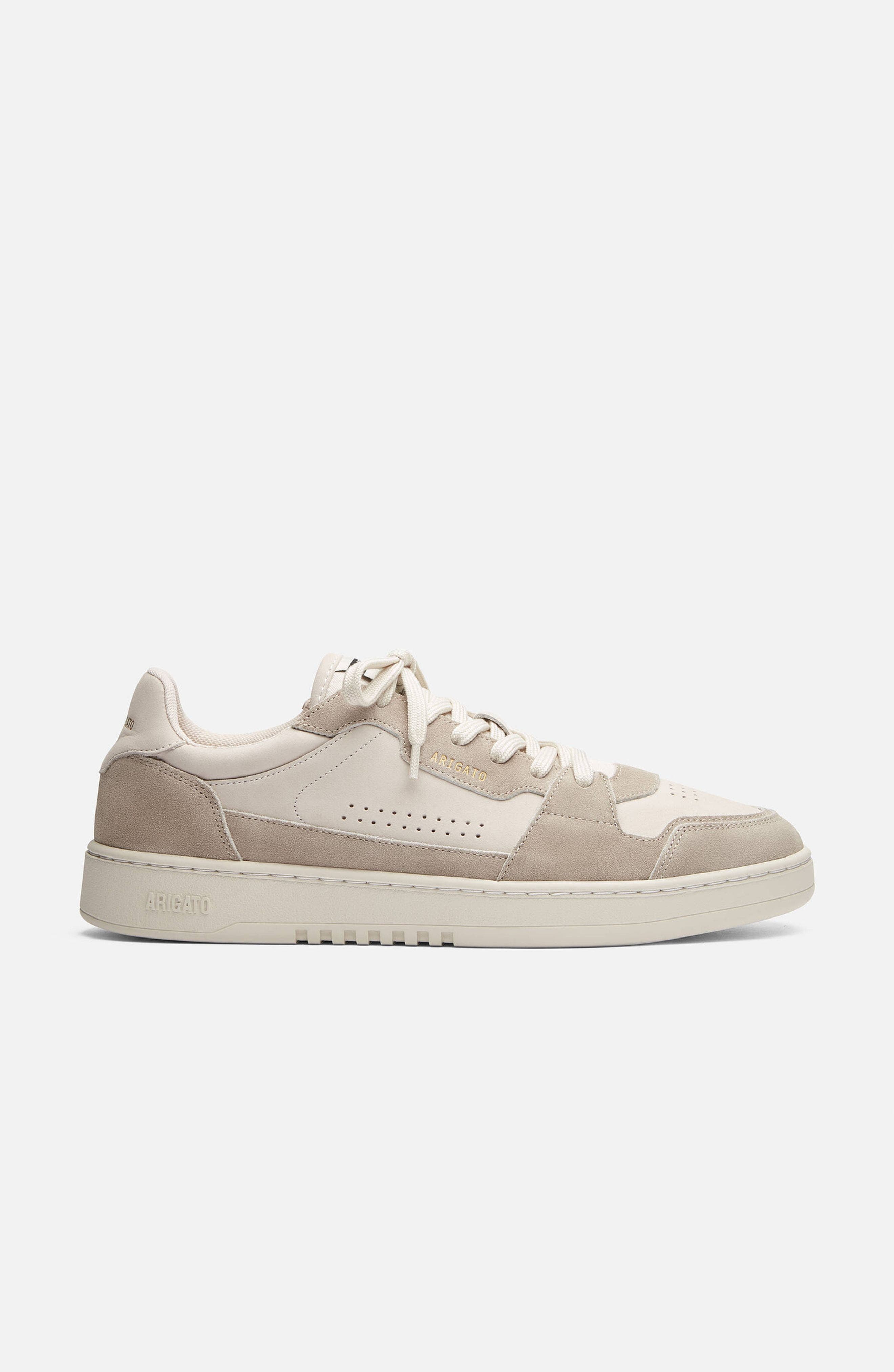 Axel Arigato Dice Lo Leather Suede Sneaker, Main, color, Off White/Taupe