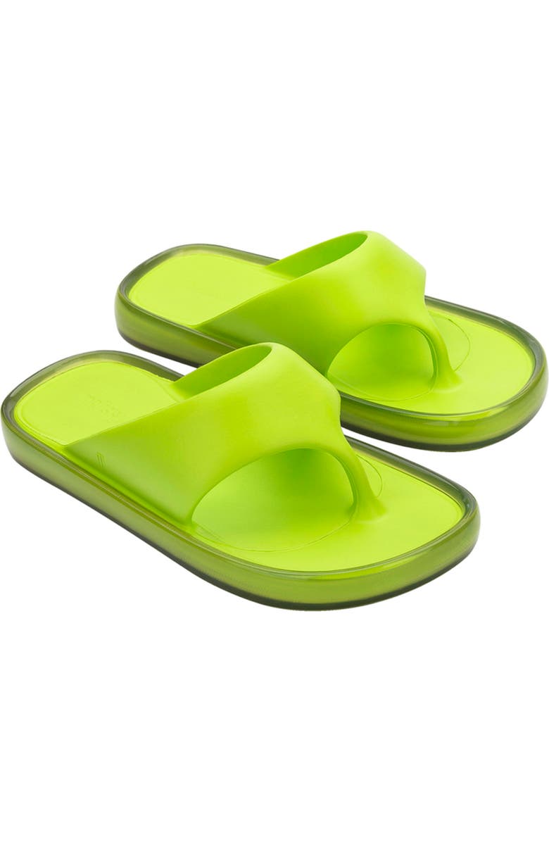 Melissa Float Flip Flop, Main, color, Green
