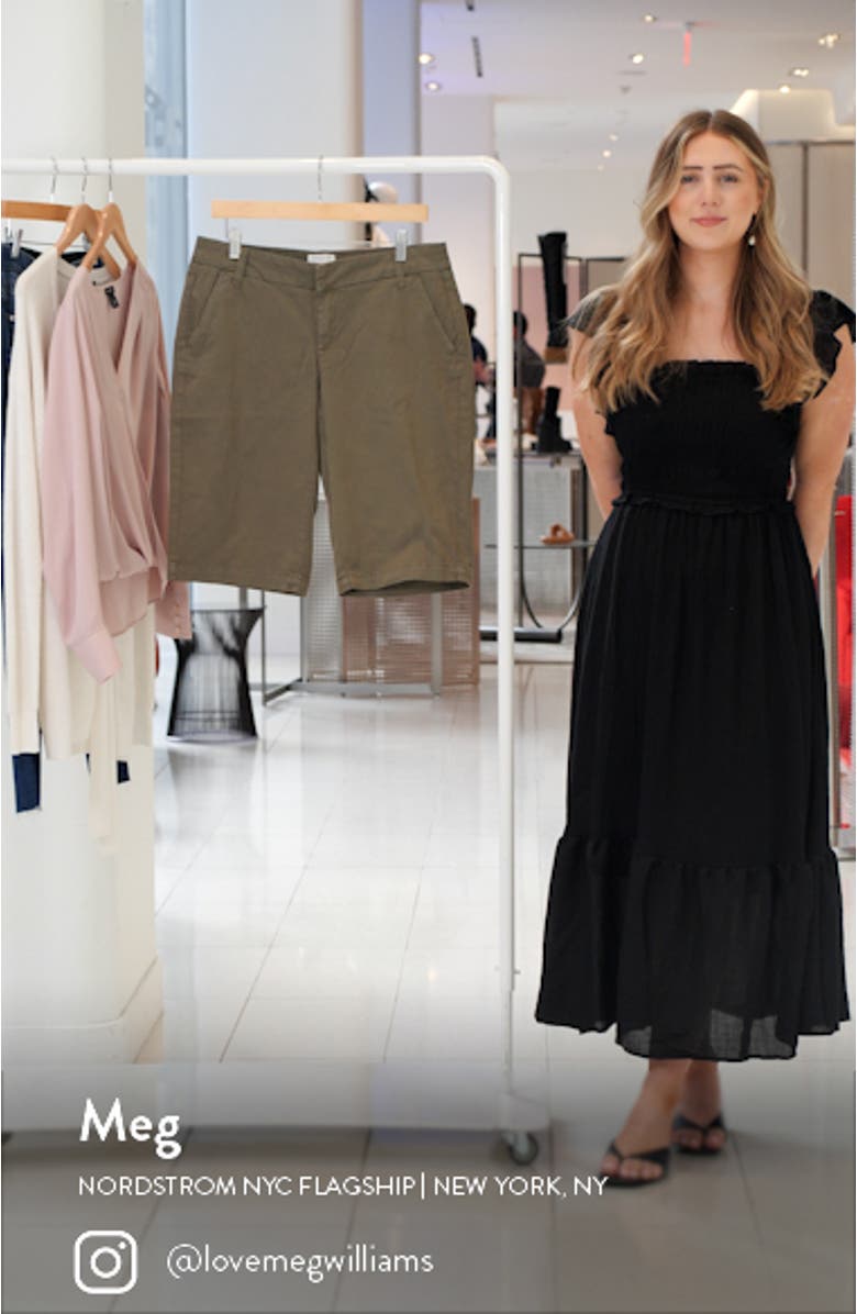 Women's Twill Bermuda Shorts, sales video thumbnail