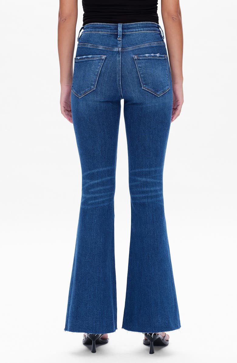 Bayeas High Waist Flare Jeans, Alternate, color, Midnight Thunder
