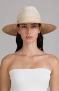 Eugenia Kim Emmanuelle UPF 50+ Wide Brim Packable Straw Fedora