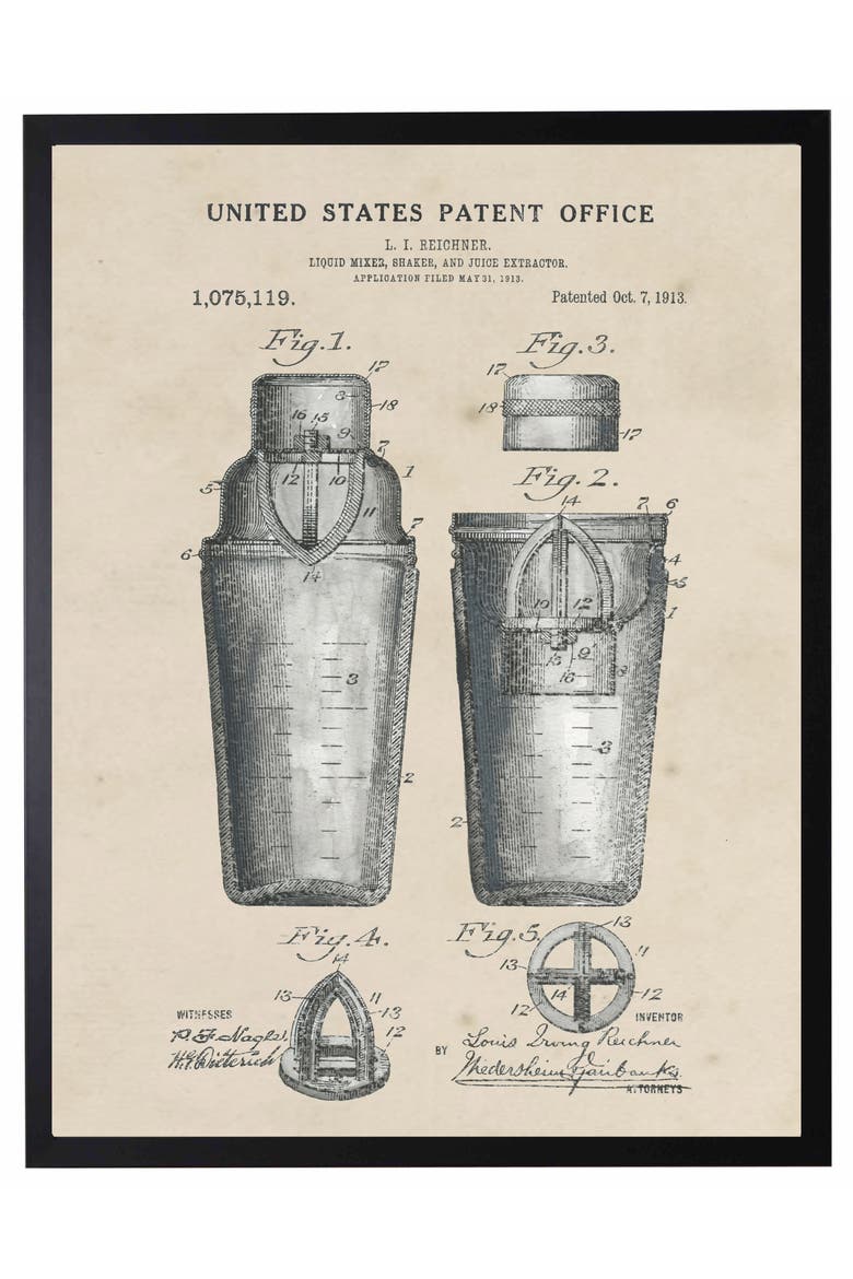 Shaker Patent in Black Frame, Main, color, No Color