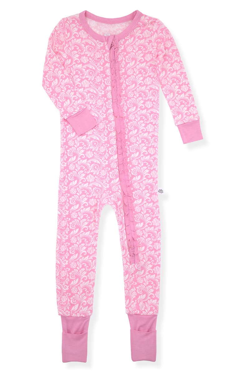 SLEEP ON IT Convertible Coverall Pajamas & Socks Set, Alternate, color, Pink Multi