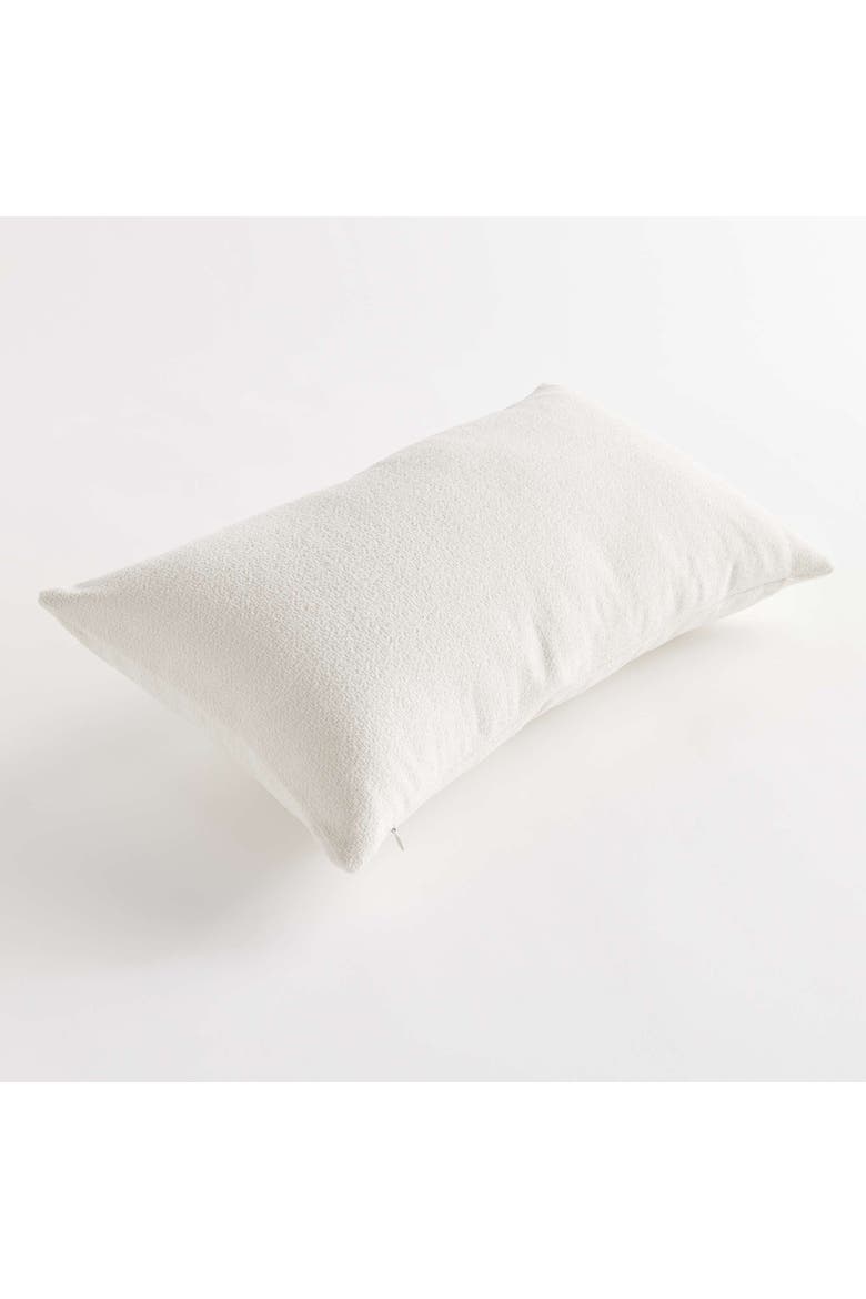 Cooper Lumbar Indoor-Outdoor Pillow, Alternate, color, White