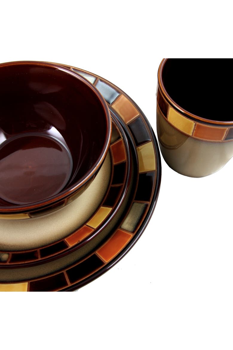 Casa Estebana 16 pc Dinnerware Set, Alternate, color, Red