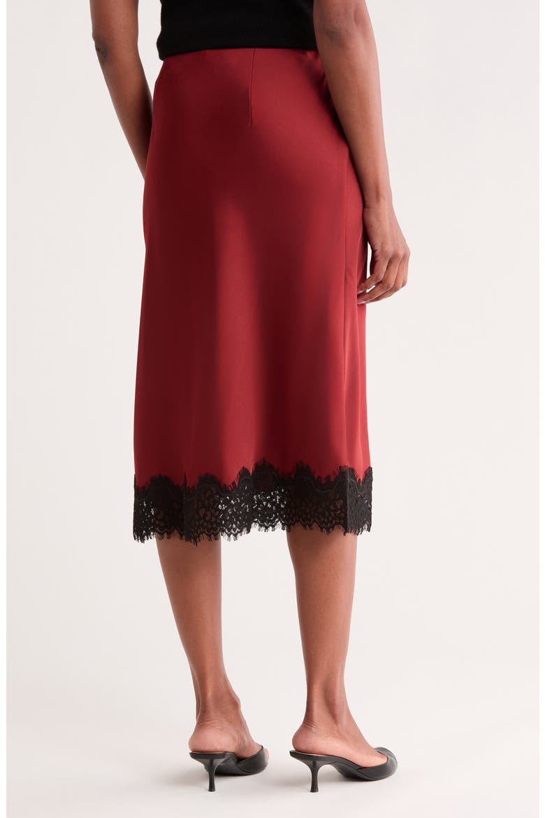 Lace Trim Slip Skirt, Alternate, color, PETIT VERDOT RED