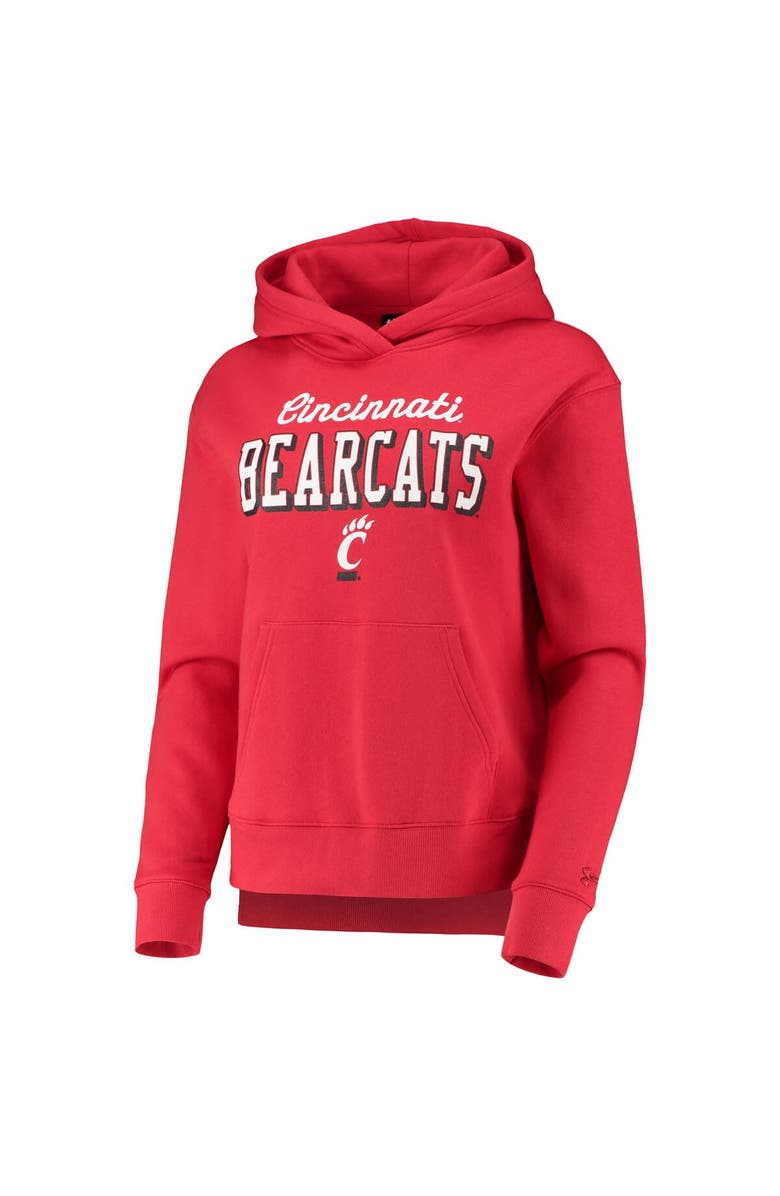 Under Armour Women's Under Armour Red Cincinnati Bearcats Cincy All Day Fleece Pullover Hoodie, Alternate, color, Red