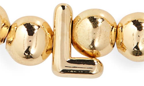 Baublebar Pisa Initial Beaded Stretch Bracelet