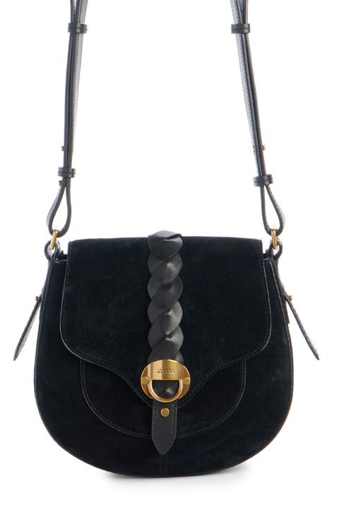 Small Altay Suede Shoulder Bag