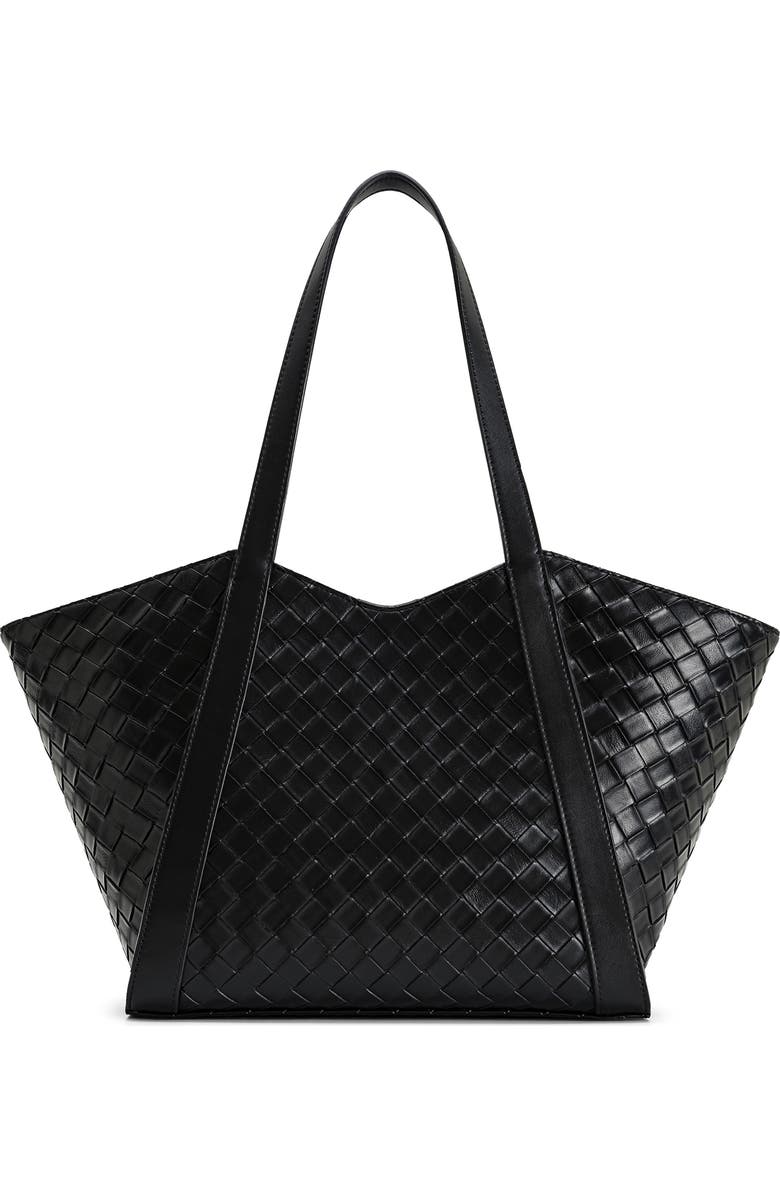 JW PEI Large Kiana Woven Tote, Alternate, color, Black