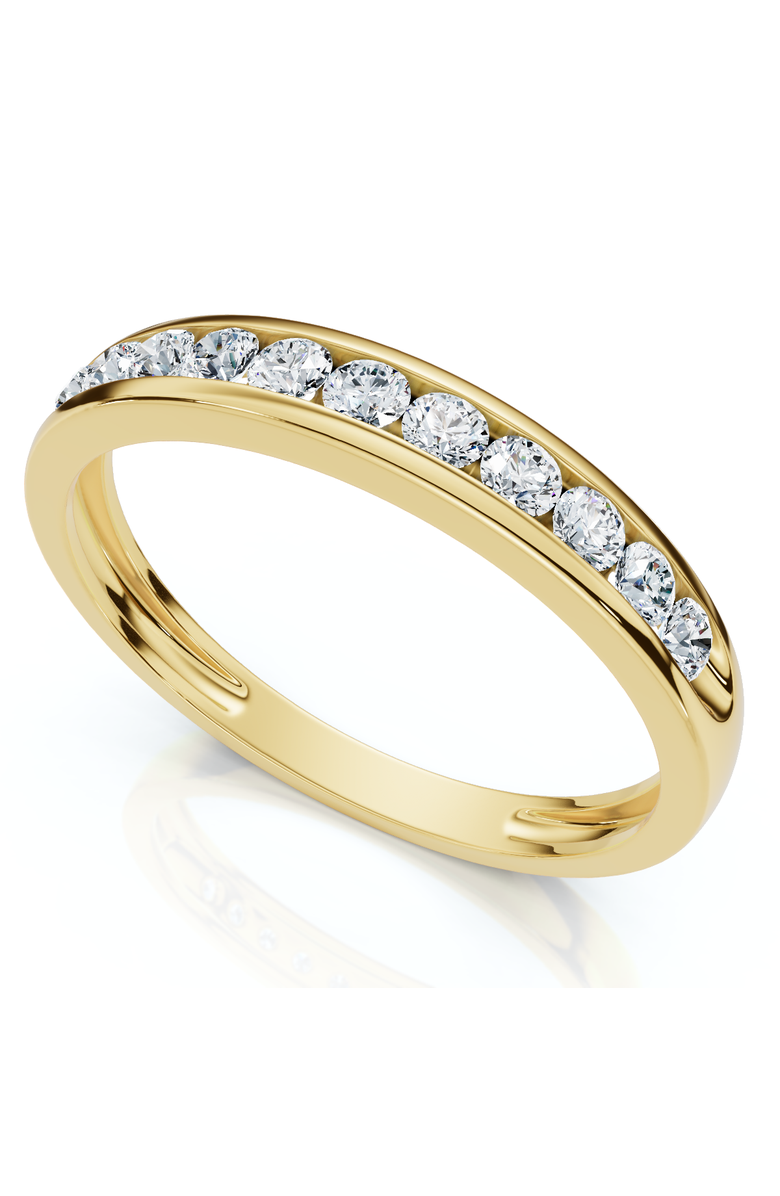 Bliss Diamond 1/4Ct Lab Grown Channel Set Diamond Wedding Ring 14k Gold or Platinum, Alternate, color,