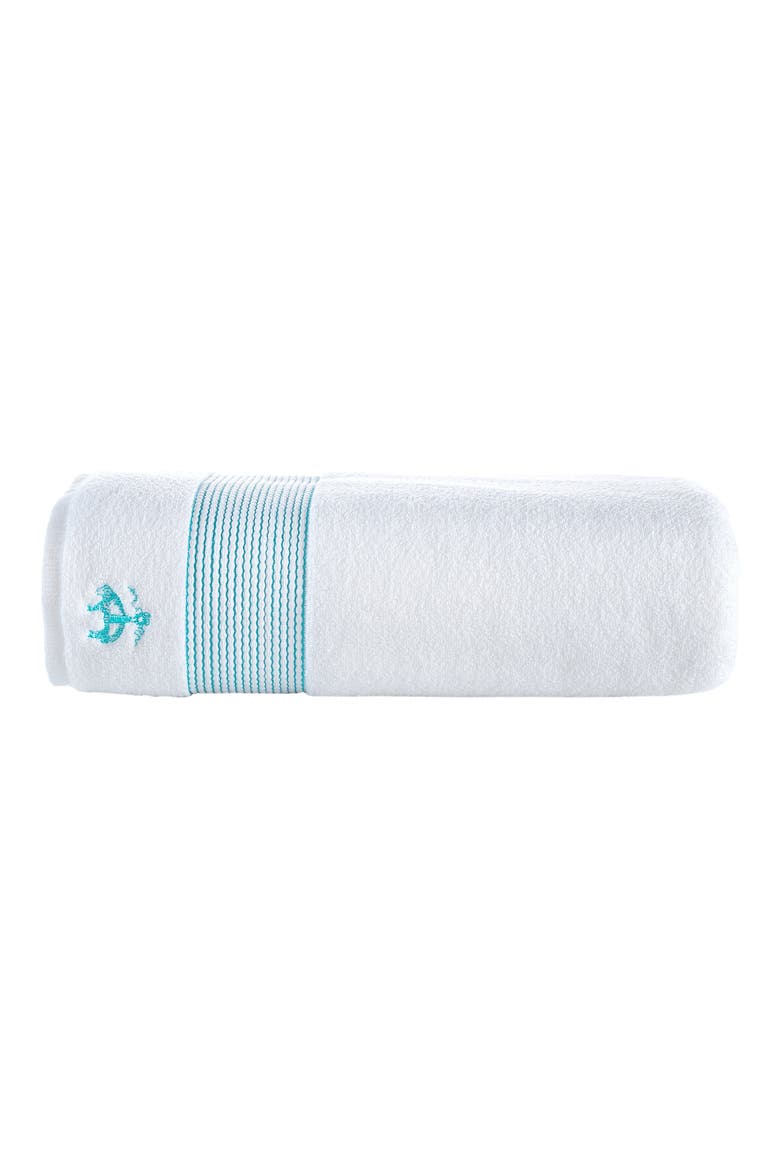 2-Piece Robe Stripe Towel Set, Main, color, SEA GLASS