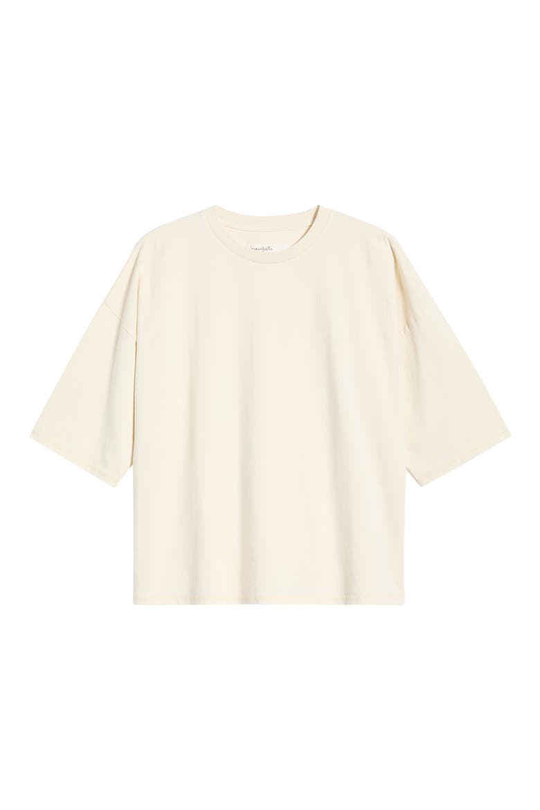 Oversize Organic Cotton Night T-Shirt, Alternate, color, HALF & HALF